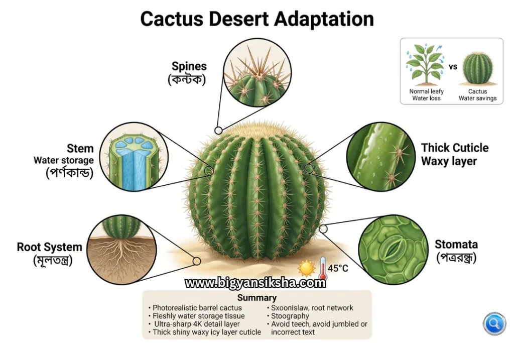 Cactus-adaptation-Xerophytic-adaptation