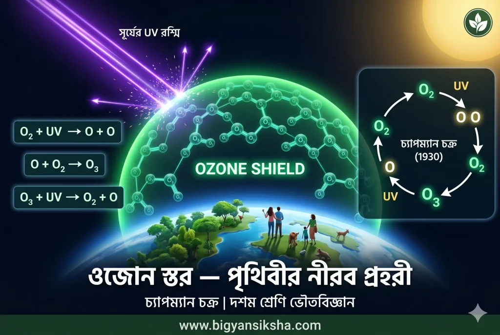 OZONE SHIELD surrounding Earth
