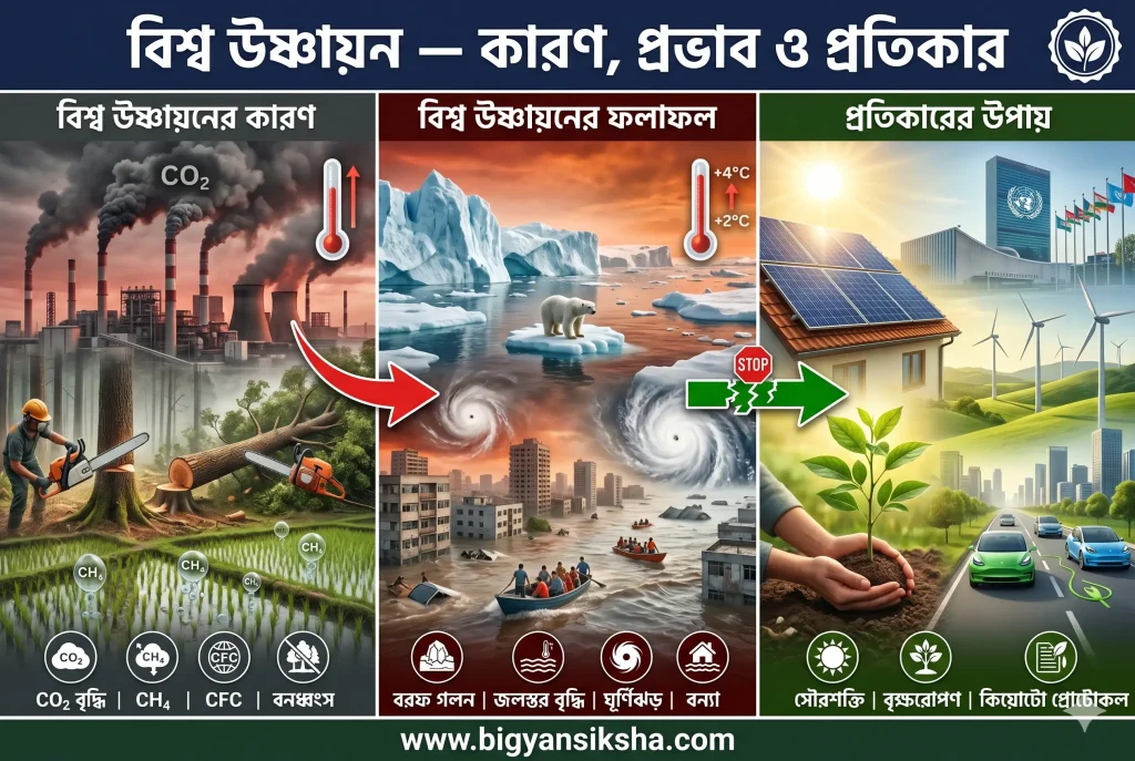 Global warming cause and effects