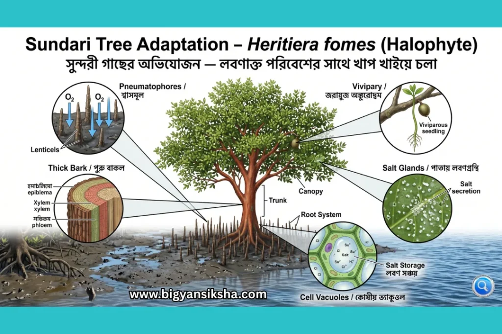Sundari Tree Adaptation Heritiera fomes