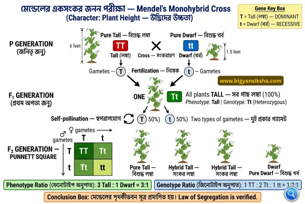 Mendel's Monohybrid Cross