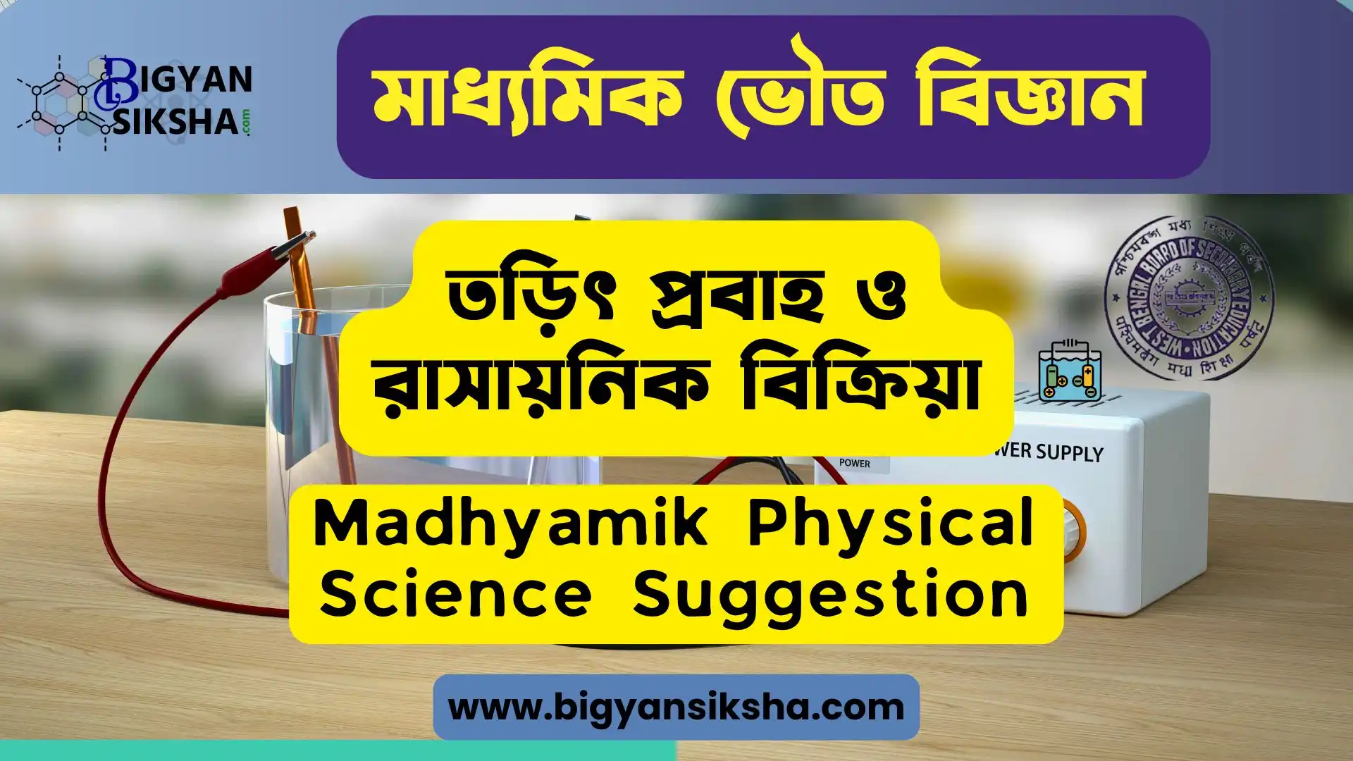 Madhyamik Physical Science chapter 8.3