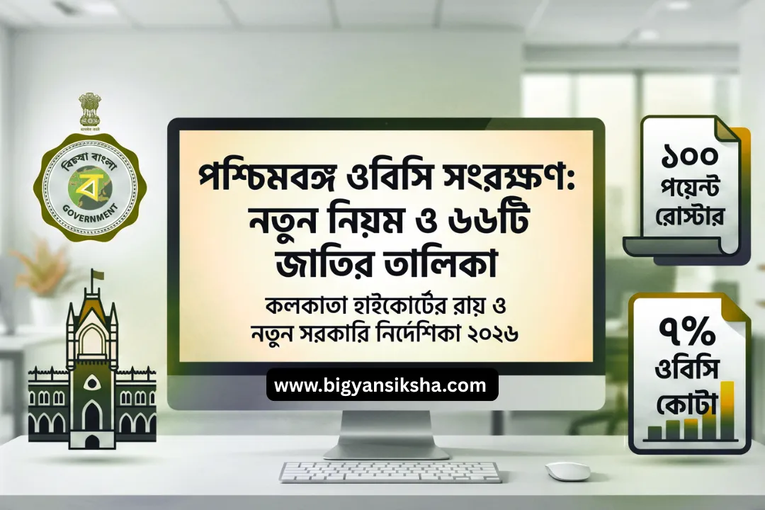 OBC 2026 LIST WEST BENGAL