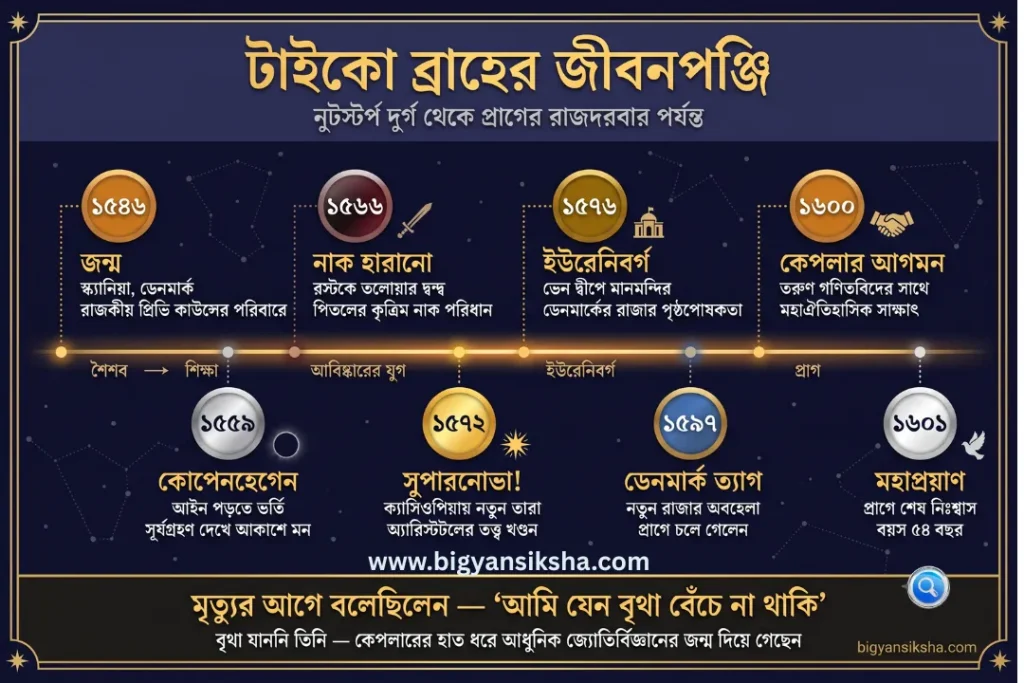 টাইকো ব্রাহের জীবনপঞ্জি