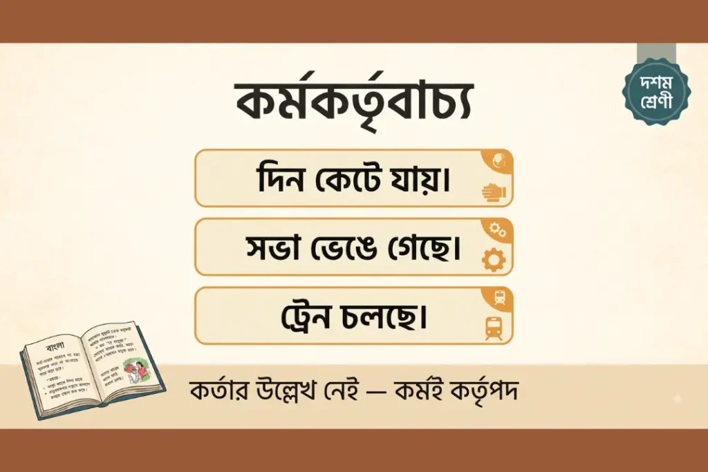 দশম শ্রেণী বাংলা প্রশ্নোত্তর, বাচ্য MCQ উত্তর