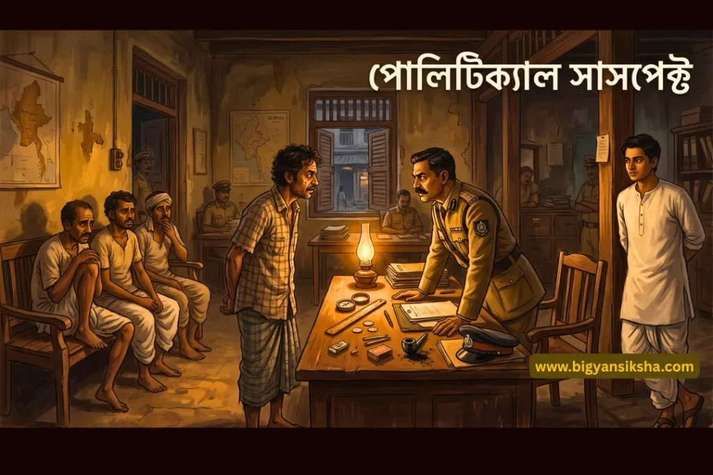পুলিশ স্টেশন জিজ্ঞাসাবাদ পোলিটিক্যাল সাসপেক্ট পথের দাবী
