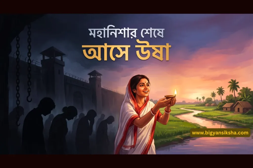 মহানিশার শেষে উষা প্রলয়োল্লাস আশার আলো