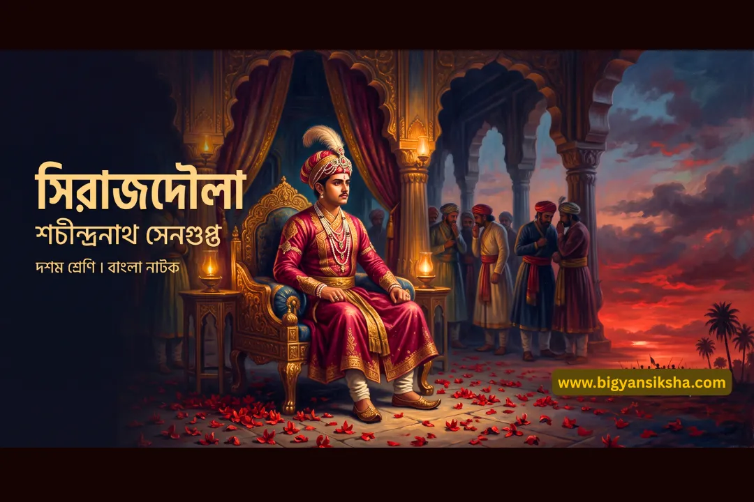 সিরাজদৌলা নাটক শচীন্দ্রনাথ সেনগুপ্ত দশম শ্রেণি বাংলা