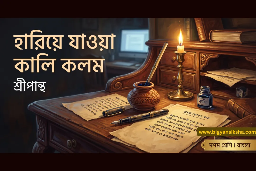 হারিয়ে যাওয়া কালি কলম প্রশ্ন উত্তর