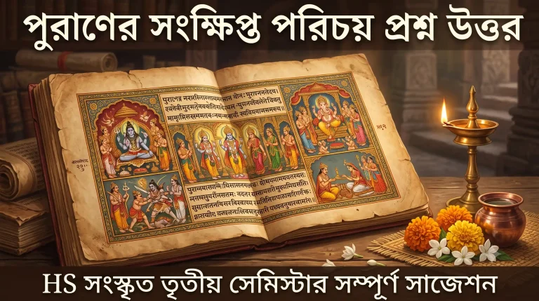 WBCHSE সংস্কৃত সেমিস্টার 3